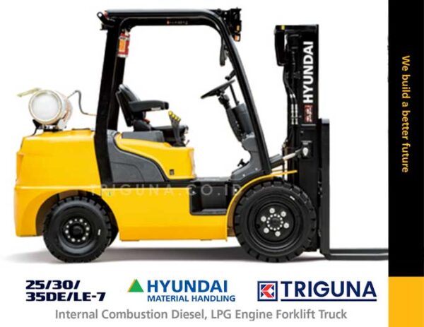 Forklift Hyundai 25/30/35LE-7 series side