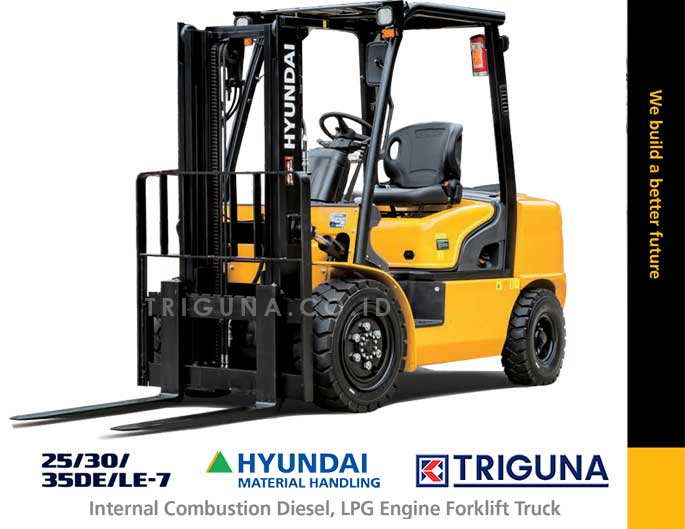 Forklift 3.5 ton Diesel Hyundai 35DE-7