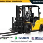 Forklift 3.5 ton Diesel Hyundai 35D-9S